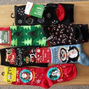 NWT Christmas Sock Bundle F112